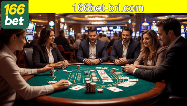 Tela inicial do app 166bet com catálogo de jogos e eventos